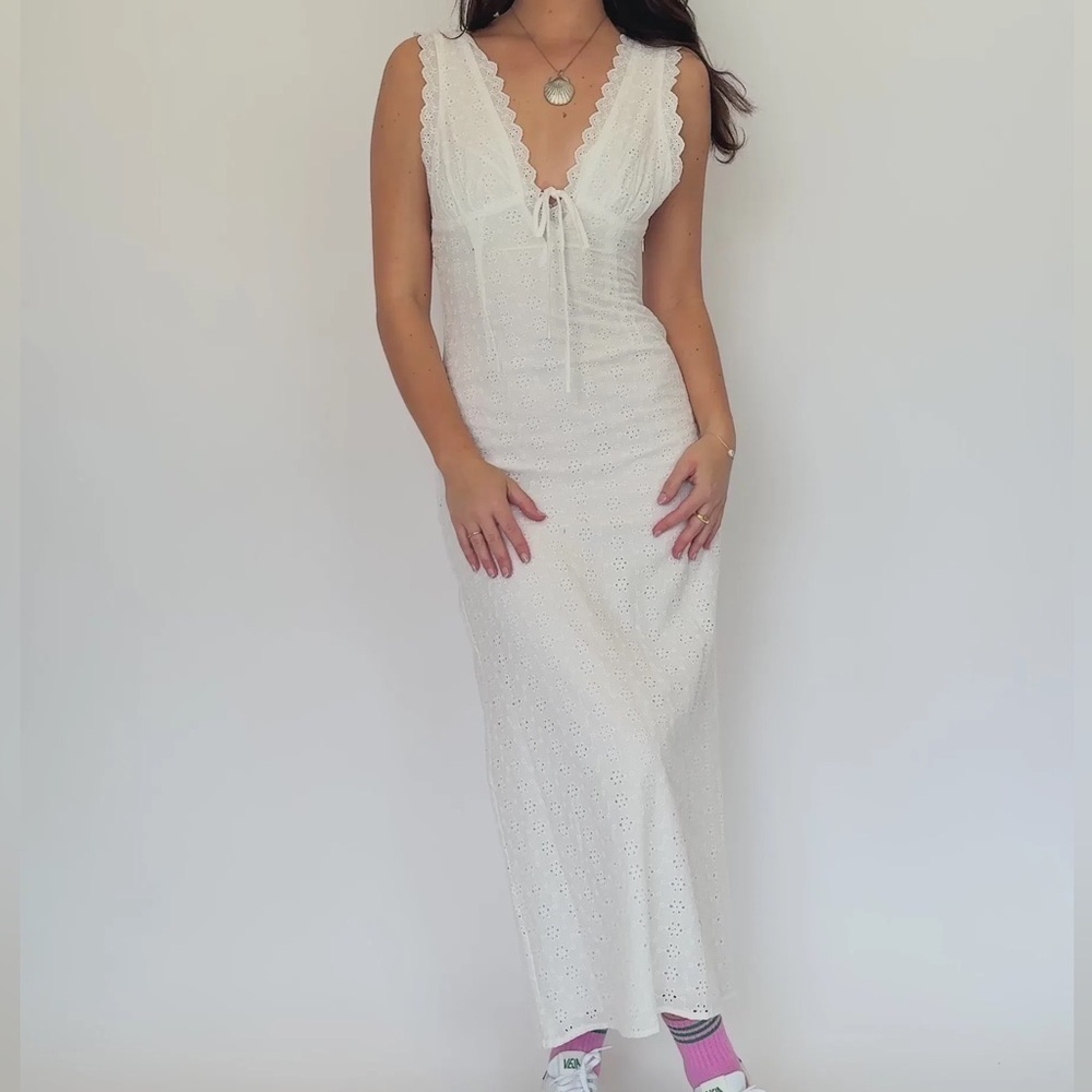 FREE PEOPLE NWT Running Through My Mind Maxi Dress XS